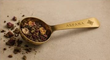 قاشق چای طلایی آسپانا